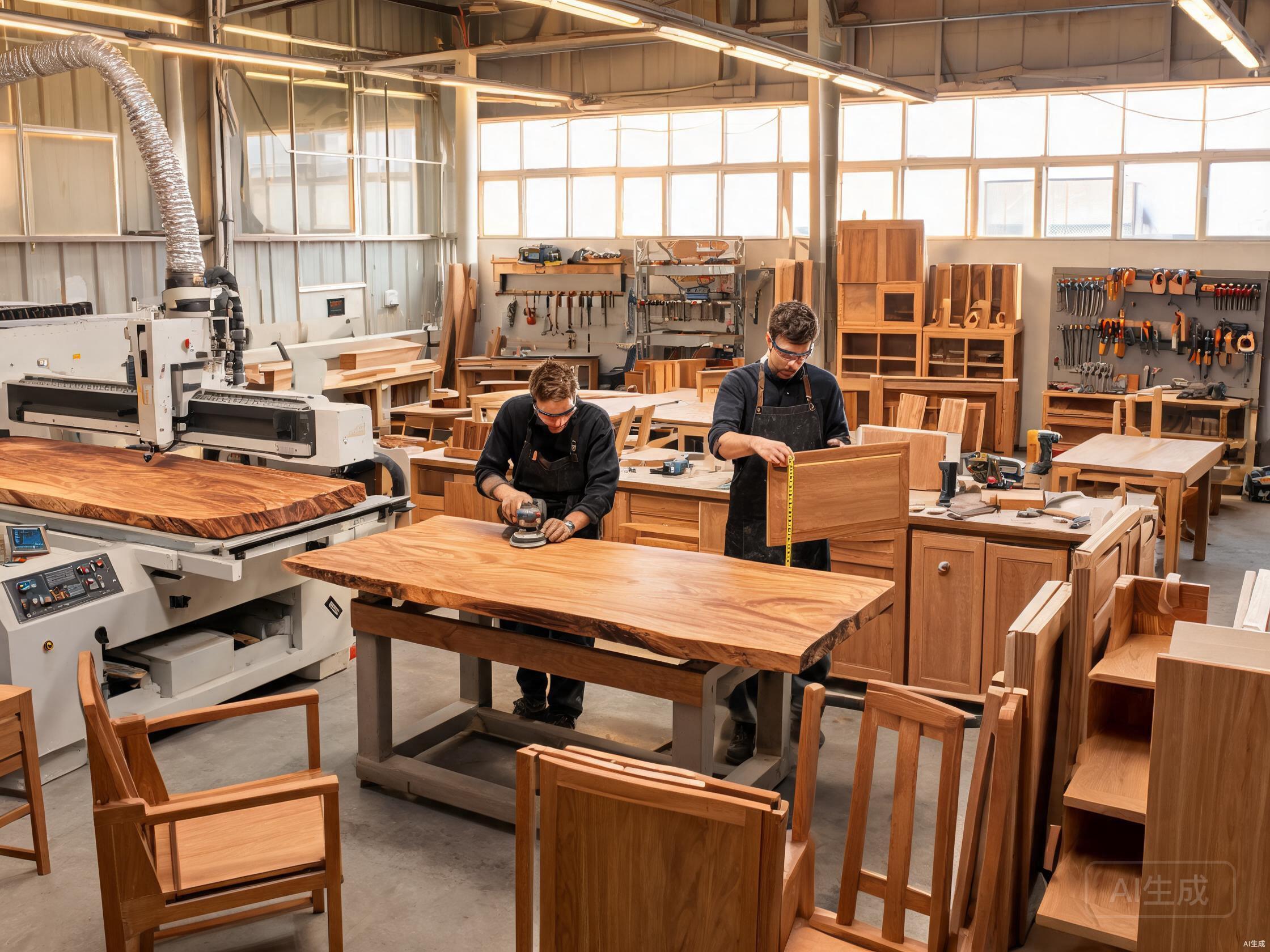 MXOHO furniture factory workshop production line